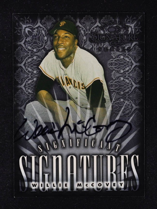 Willie McCovey 1998 Donruss Signature Significant Signatures #11 #1342/2000 at PristineAuction.com Willie McCovey 1998 Donruss Signature Significant Signatures #11 #1342/2000 at PristineAuction.com