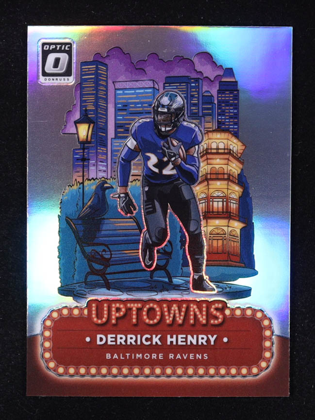 Derrick Henry 2024 Donruss Optic Uptowns #18 at PristineAuction.com Derrick Henry 2024 Donruss Optic Uptowns #18 at PristineAuction.com