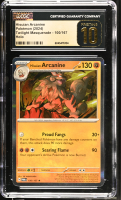 Hisuian Arcanine 2024 Pokemon Twilight Masquerade #100/167 (CGC PRISTINE 10 | Black Label) at PristineAuction.com