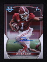 Jahmyr Gibbs 2022 Bowman Chrome University Autographs #82 RC at PristineAuction.com