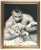 Mike Tyson Signed Custom Framed Photo Display (Beckett & Tyson) at PristineAuction.com