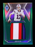 Josh Allen 2024 Panini Phoenix Pandora Patches Green #14 #22/25 at PristineAuction.com