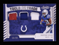 Jonathan Taylor 2022 Absolute Tools of the Trade Triple Materials #21 #56/99 at PristineAuction.com