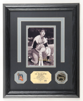 Al Kaline Signed LE Tigers Custom Framed Photo Display With Highland Mint 24k Gold Overlay Medallion (UDA) at PristineAuction.com