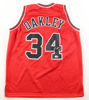 Charles Oakley Signed Jersey (Beckett) at PristineAuction.com