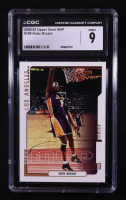 Kobe Bryant 2000-01 Upper Deck MVP #189 CL (CGC 9) at PristineAuction.com