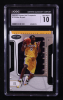 Kobe Bryant 2002-03 Hoops Hot Prospects #15 (CGC 10) at PristineAuction.com