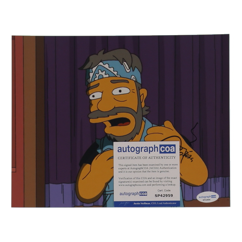 Tommy Chong Signed "The Simpsons" 8x10 Photo Inscribed "2025" (AutographCOA) at PristineAuction.com Tommy Chong Signed "The Simpsons" 8x10 Photo Inscribed "2025" (AutographCOA) at PristineAuction.com