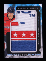 Ryan Leonard 2025-26 Black Diamond Rookie Team Logo Jumbo Puzzle Patch #RTLRL RC at PristineAuction.com