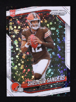 Shedeur Sanders 2025 Panini Prizm Prizms White Disco #302 RC at PristineAuction.com