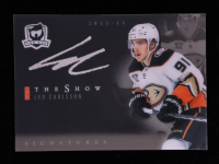Leo Carlsson 2023-24 The Cup The Show Black Autographs #SBLC SP RC at PristineAuction.com