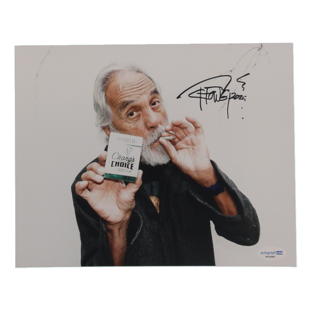 Tommy Chong Signed 8x10 Photo Inscribed "2025" (AutographCOA) at PristineAuction.com