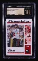 Tom Brady 2022 Panini Chronicles #25 (CGC 10 | Pristine Black Label) at PristineAuction.com