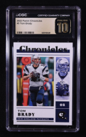 Tom Brady 2022 Panini Chronicles #3 (CGC 10 | Pristine Black Label) at PristineAuction.com