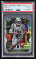 Bo Nix 2023 Bowman Chrome University National Convention Refractors #BU22 RC (PSA 10) at PristineAuction.com