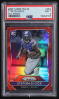 Stefon Diggs 2015 Panini Prizm Prizms Red #285 RC (PSA 9) at PristineAuction.com