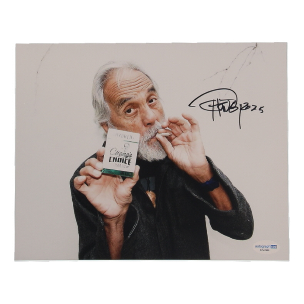 Tommy Chong Signed 8x10 Photo Inscribed "2025" (AutographCOA) at PristineAuction.com