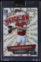 Fernando Mendoza 2025 Wild Card Comix Heisman Winner White Mosaic #FM09 #1/2 RC at PristineAuction.com