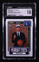 Cooper Flagg 2025-26 Panini Instant Draft Night #NBADN1 RC (CGC 10) at PristineAuction.com