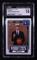 Cooper Flagg 2025-26 Panini Instant Draft Night #NBADN1 RC (CGC 10) at PristineAuction.com