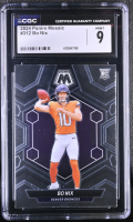 Bo Nix 2024 Panini Mosaic #312 RC (CGC 9) at PristineAuction.com