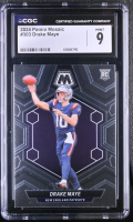 Drake Maye 2024 Panini Mosaic #303 RC (CGC 9) at PristineAuction.com