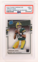 Jordan Love 2020 Donruss Clearly Rated Rookies #4 RR RC (PSA 9) at PristineAuction.com