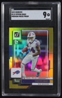Stefon Diggs 2022 Donruss Press Proof Premium #113 (SGC 9) at PristineAuction.com