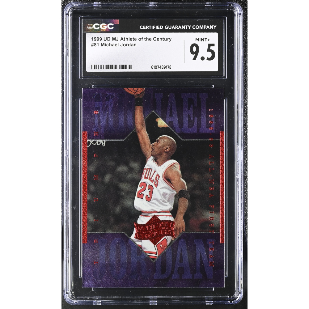 Michael Jordan 1999 UD MJ Athlete Of The Century #81 (CGC 9.5) at PristineAuction.com