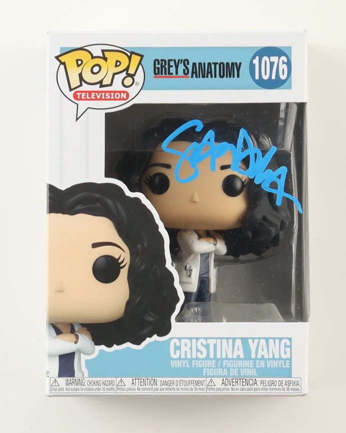 Sandra Oh Signed "Grey's Anatomy" #1076 Cristina Yang Funko Pop! Vinyl Figure (JSA) at PristineAuction.com Sandra Oh Signed "Grey's Anatomy" #1076 Cristina Yang Funko Pop! Vinyl Figure (JSA) at PristineAuction.com