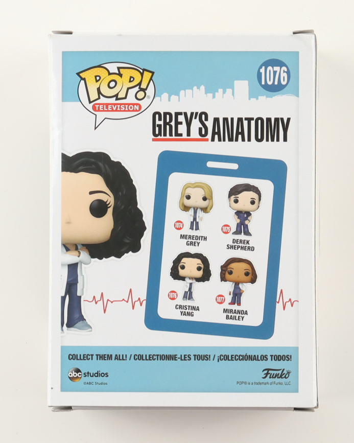 Sandra Oh Signed "Grey's Anatomy" #1076 Cristina Yang Funko Pop! Vinyl Figure (JSA) at PristineAuction.com Sandra Oh Signed "Grey's Anatomy" #1076 Cristina Yang Funko Pop! Vinyl Figure (JSA) at PristineAuction.com