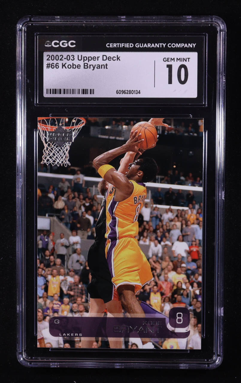 Kobe Bryant 2002-03 Upper Deck #66 (CGC 10) at PristineAuction.com Kobe Bryant 2002-03 Upper Deck #66 (CGC 10) at PristineAuction.com