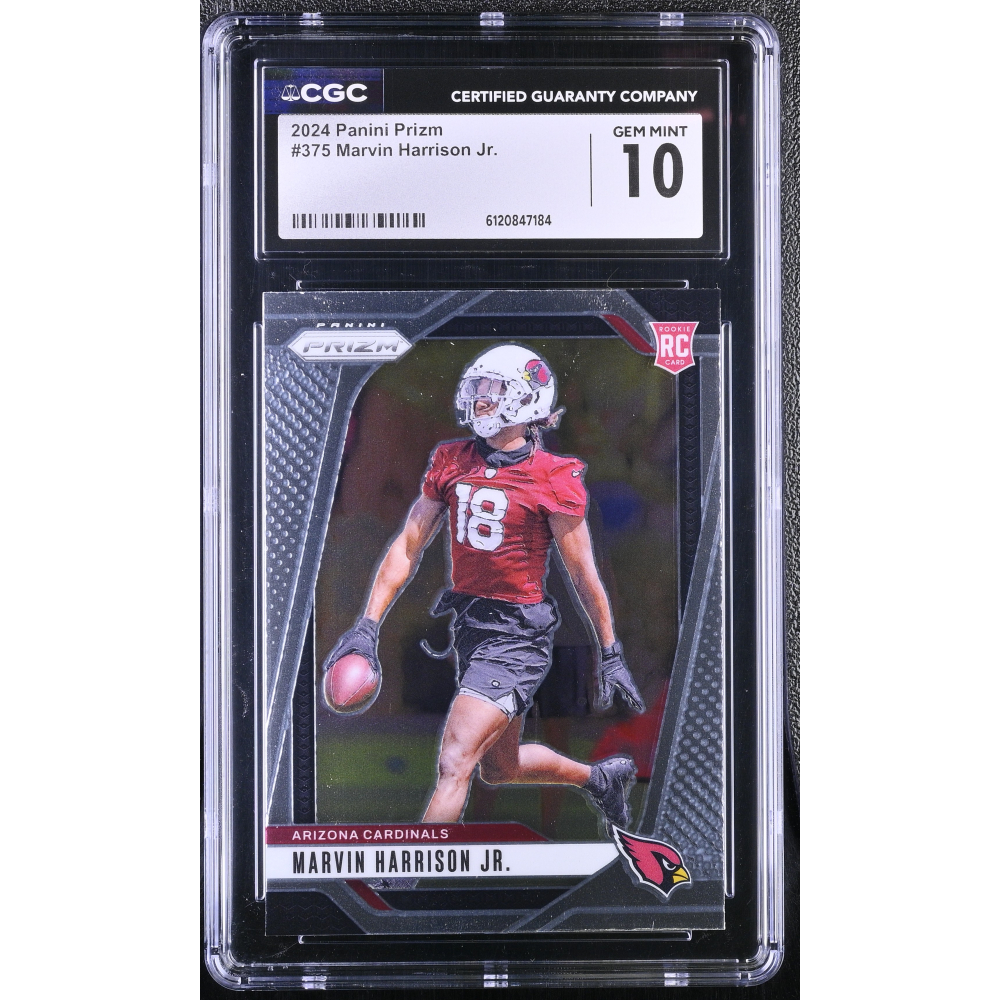 Marvin Harrison Jr. 2024 Panini Prizm #375 RC (CGC 10) at PristineAuction.com