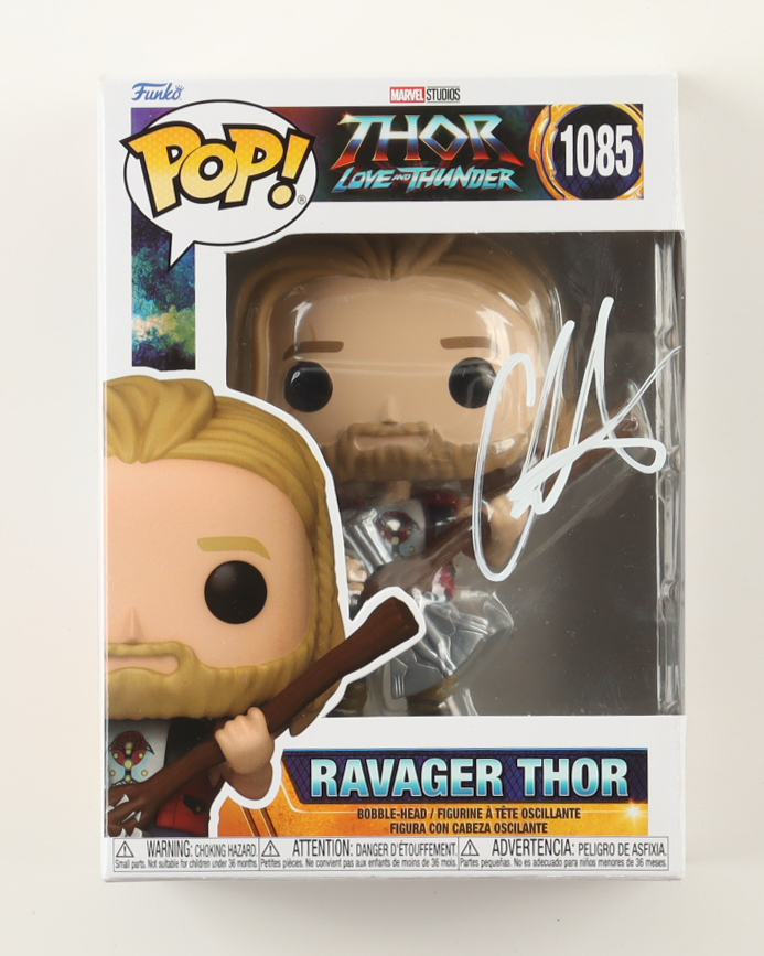 Chris Hemsworth Signed "Thor: Love and Thunder" #1085 Ravager Thor Funko Pop! Vinyl Figure (JSA) at PristineAuction.com Chris Hemsworth Signed "Thor: Love and Thunder" #1085 Ravager Thor Funko Pop! Vinyl Figure (JSA) at PristineAuction.com