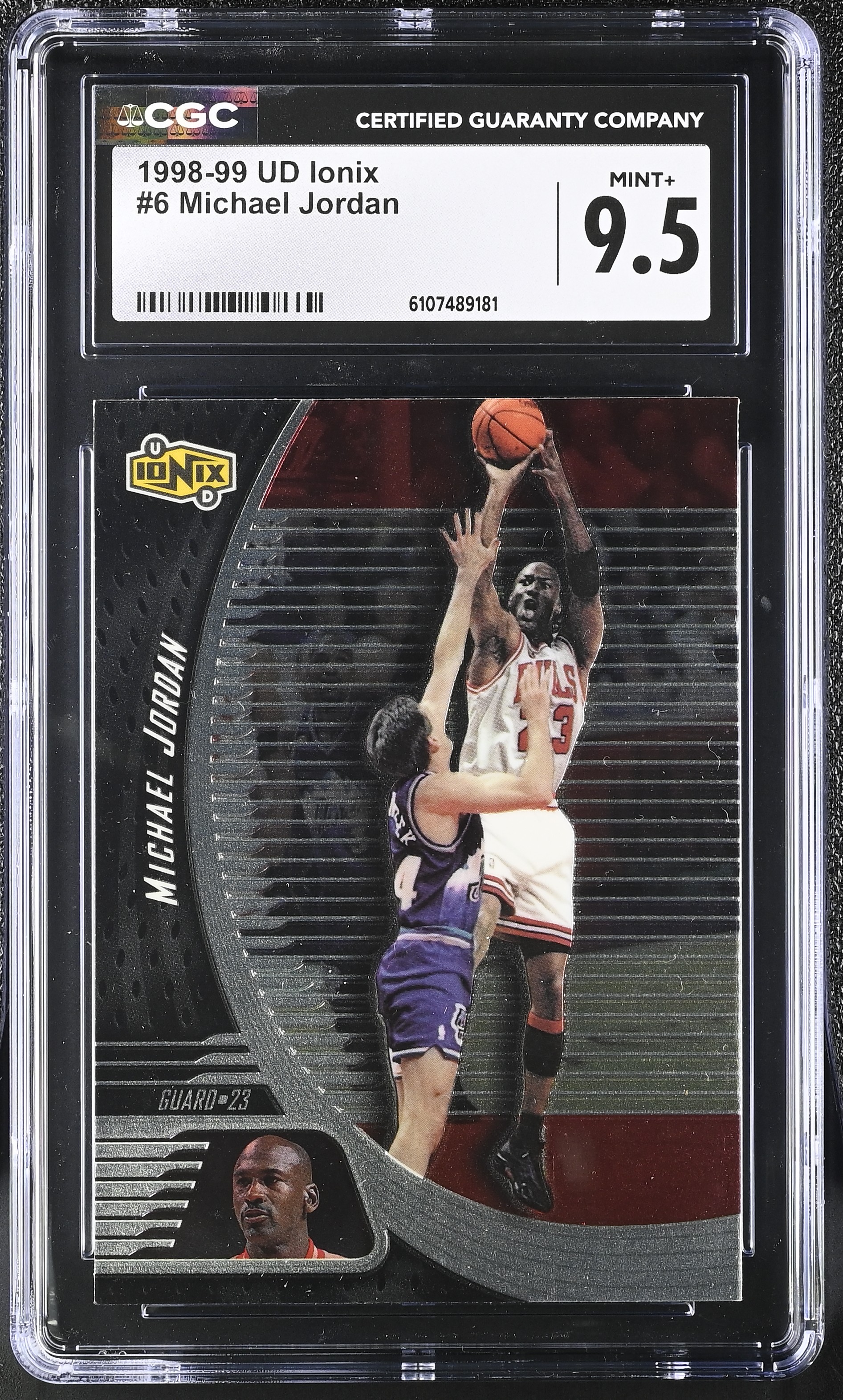 Michael Jordan 1998-99 UD Ionix #6 (CGC 9.5) at PristineAuction.com Michael Jordan 1998-99 UD Ionix #6 (CGC 9.5) at PristineAuction.com