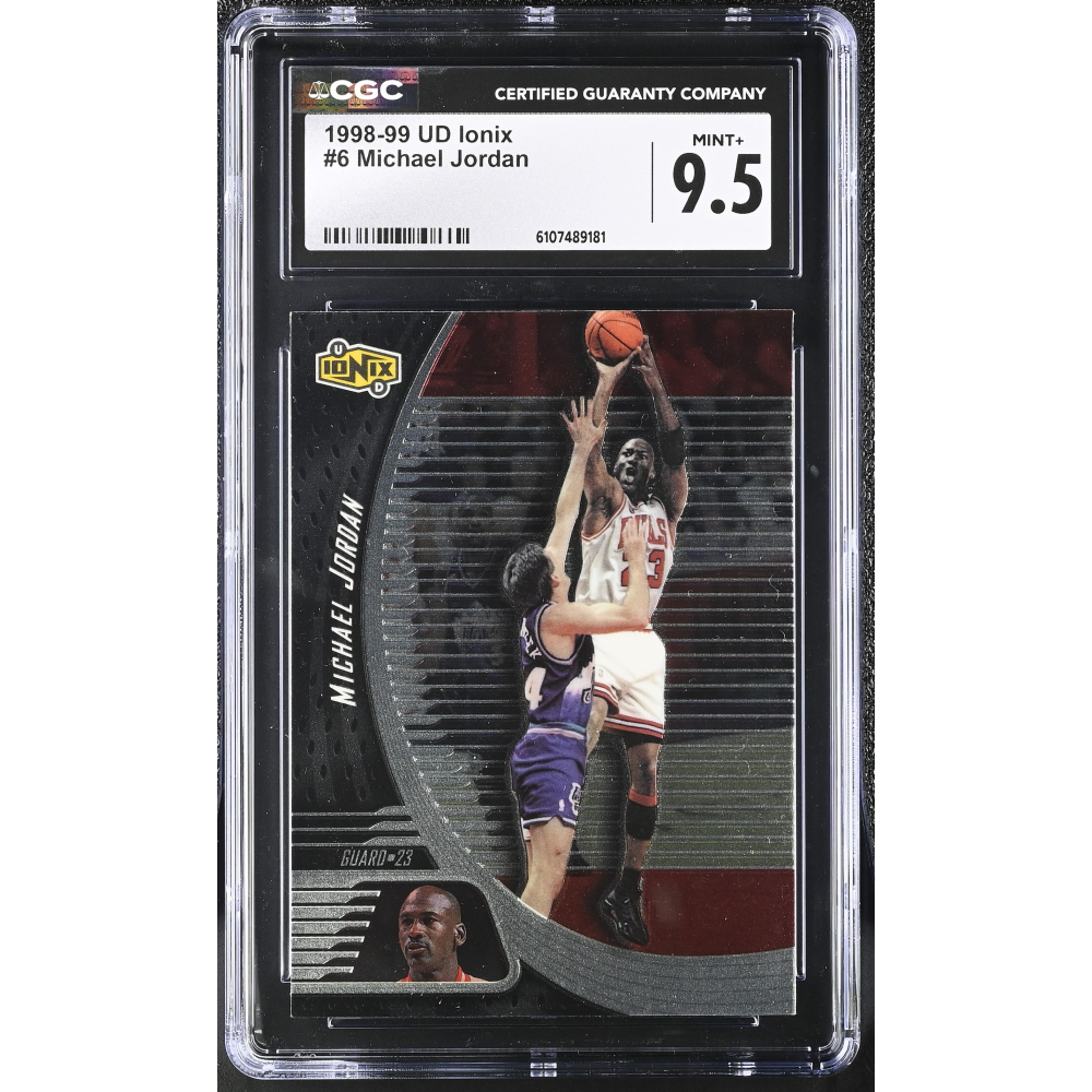 Michael Jordan 1998-99 UD Ionix #6 (CGC 9.5) at PristineAuction.com
