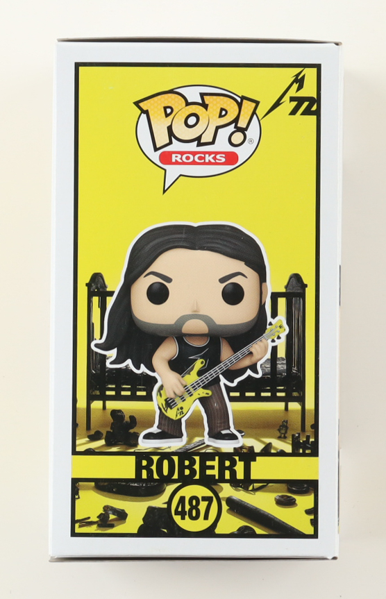 Robert Trujillo Signed "Metallica" #487 Robert Funko Pop! Vinyl Figure (PSA) at PristineAuction.com Robert Trujillo Signed "Metallica" #487 Robert Funko Pop! Vinyl Figure (PSA) at PristineAuction.com