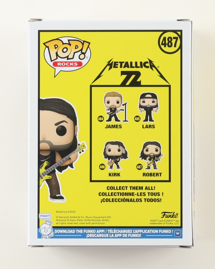 Robert Trujillo Signed "Metallica" #487 Robert Funko Pop! Vinyl Figure (PSA) at PristineAuction.com Robert Trujillo Signed "Metallica" #487 Robert Funko Pop! Vinyl Figure (PSA) at PristineAuction.com