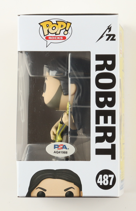 Robert Trujillo Signed "Metallica" #487 Robert Funko Pop! Vinyl Figure (PSA) at PristineAuction.com Robert Trujillo Signed "Metallica" #487 Robert Funko Pop! Vinyl Figure (PSA) at PristineAuction.com