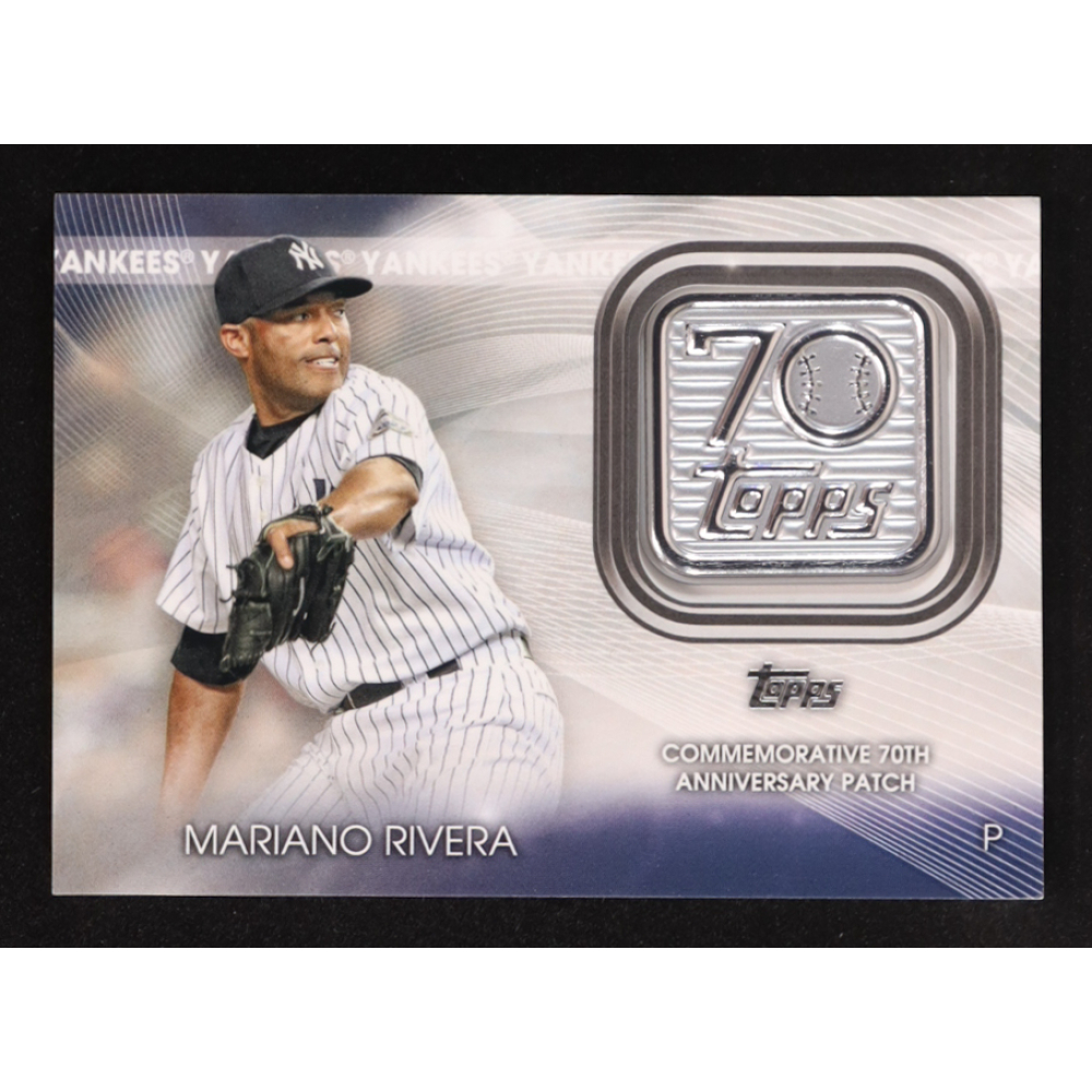 Mariano Rivera 2021 Topps 70th Anniversary Commemorative Logo Patches #70LPMR at PristineAuction.com