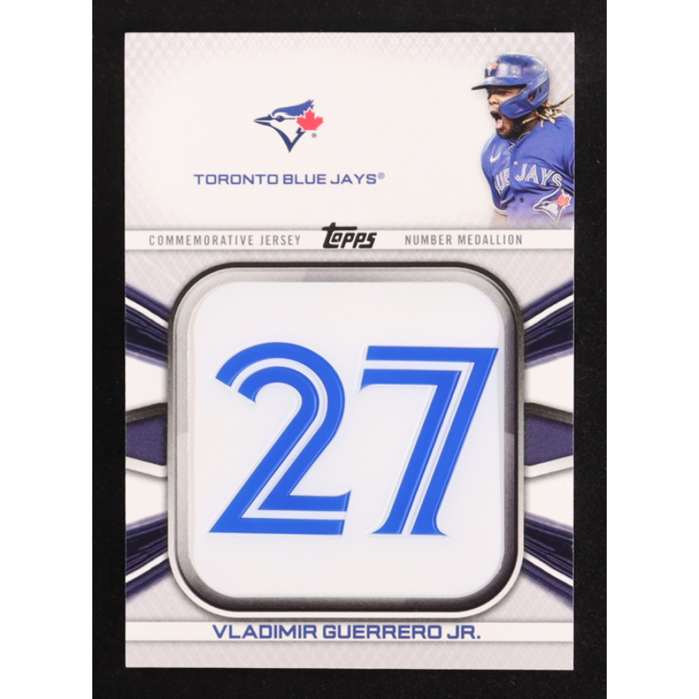 Vladimir Guerrero Jr. 2022 Topps Commemorative Player Jersey Number Medallions #JNMVG at PristineAuction.com