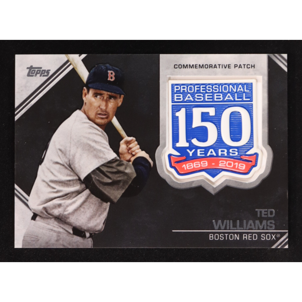 Ted Williams 2019 Topps 150th Anniversary Manufactured Patches #AMPTW at PristineAuction.com