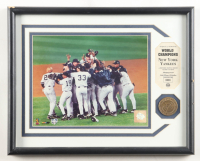 World Champion Yankees Highland Mint Framed LE Photo and Bronze Medallion Display at PristineAuction.com