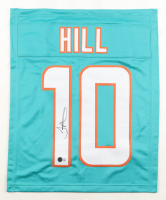 Tyreek Hill Signed #10 Jersey Swatch (Beckett) at PristineAuction.com