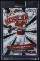 Fernando Mendoza 2025 Wild Card Comix Heisman #FM09 #1/1 RC at PristineAuction.com