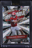 Fernando Mendoza 2025 Wild Card Comix Improbable Record Disco #FM08 #1/1 RC at PristineAuction.com