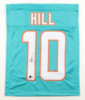 Tyreek Hill Signed #10 Jersey Swatch (Beckett) at PristineAuction.com