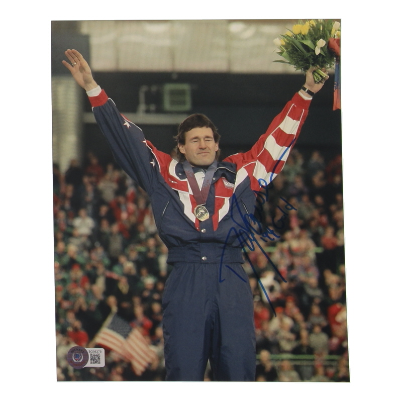 Dan Jansen Signed Team USA 8x10 Photo Inscribed "'94 Gold" (Beckett) at PristineAuction.com Dan Jansen Signed Team USA 8x10 Photo Inscribed "'94 Gold" (Beckett) at PristineAuction.com