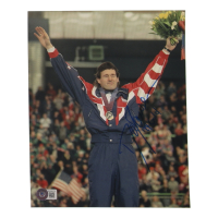 Dan Jansen Signed Team USA 8x10 Photo Inscribed "'94 Gold" (Beckett) at PristineAuction.com
