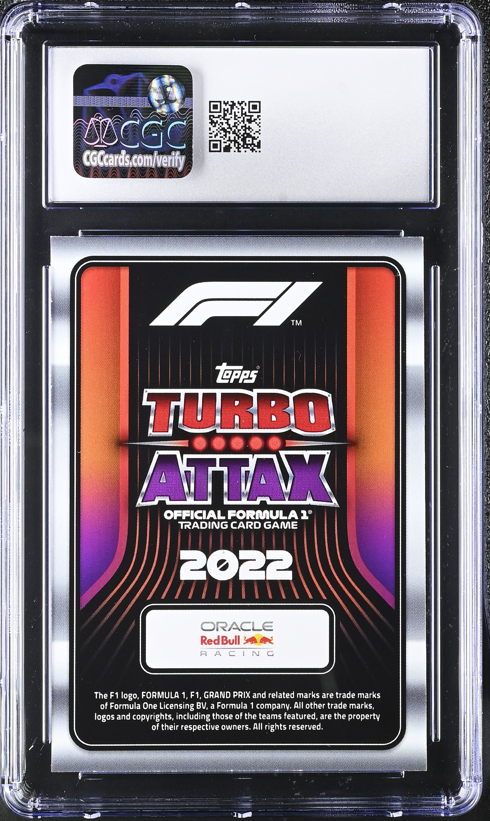 Max Verstappen 2022 Topps Formula 1 Turbo Attax Mirror Pink Record Breakers #286 (CGC 9) at PristineAuction.com Max Verstappen 2022 Topps Formula 1 Turbo Attax Mirror Pink Record Breakers #286 (CGC 9) at PristineAuction.com